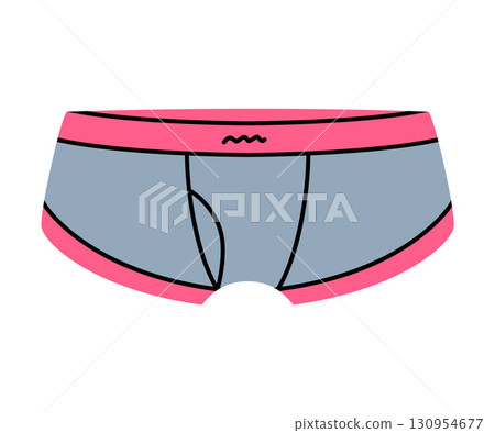 Man Briefs Underpants and Underwear Colorful Clothing Vector Illustration 130954677