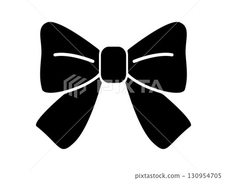 Ribbon icon monotone Ribbon icon monotone 130954705