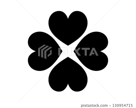 四葉草圖示單色 130954715