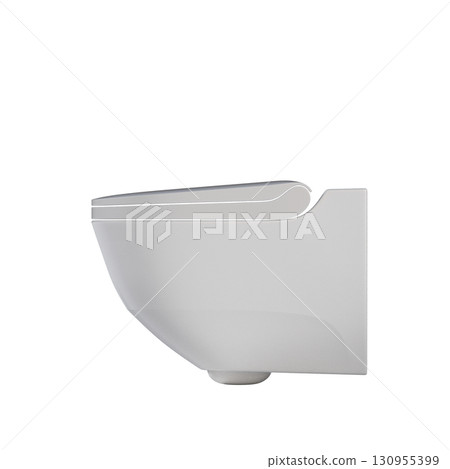 Lavatory pan isolated on a transparent background, bidet, 3D illustration, and CG render Lavatory pan isolated on a transparent background, bidet, 3D illustration, and CG render 130955399