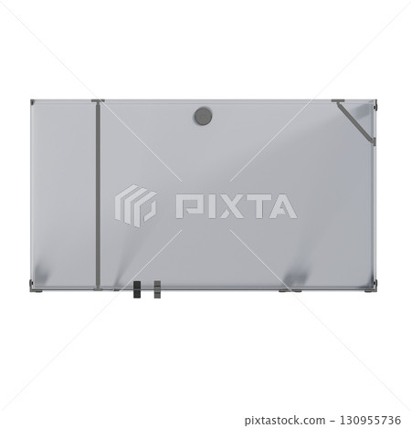 shower cabin isolated on transparent background, 3D illustration, cg render 130955736