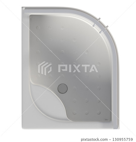 shower cabin isolated on transparent background, 3D illustration, cg render shower cabin isolated on transparent background, 3D illustration, cg render 130955759