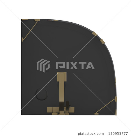 shower cabin isolated on transparent background, 3D illustration, cg render shower cabin isolated on transparent background, 3D illustration, cg render 130955777