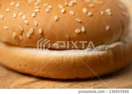 Hamburger bun (stock photo) 130955898