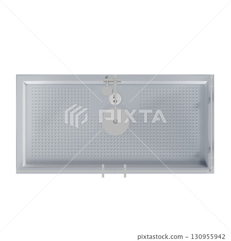 shower cabin isolated on transparent background, 3D illustration, cg render shower cabin isolated on transparent background, 3D illustration, cg render 130955942