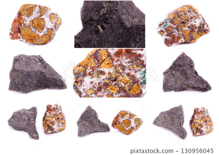 Collection of stone mineral Chalcopyrite 130956045