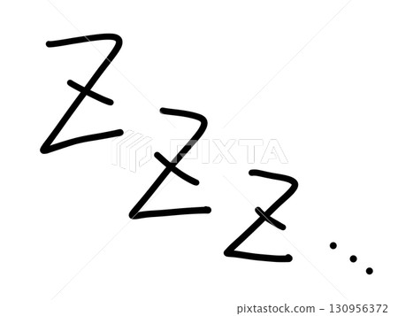 Comic book symbol (sleep) icon 130956372