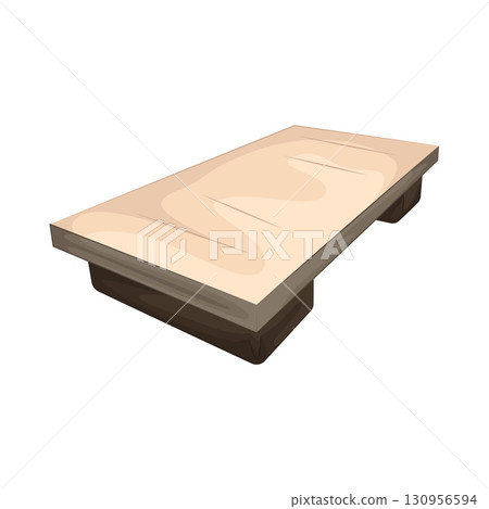 Illustration of fish cutting board  130956594