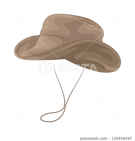 Illustration of fisherman hat Illustration of fisherman hat 130956597