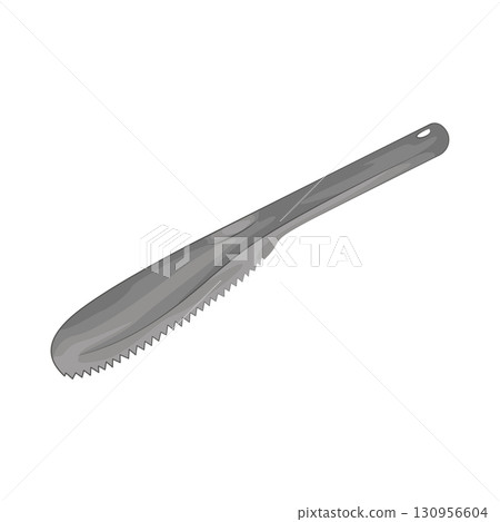 Illustration of fish scale cleaner Illustration of fish scale cleaner 130956604