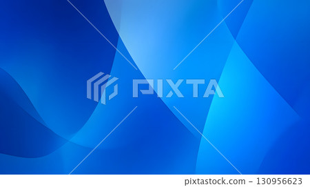 Blue abstract background design. Modern texture with overlapping geometric patterns 130956623