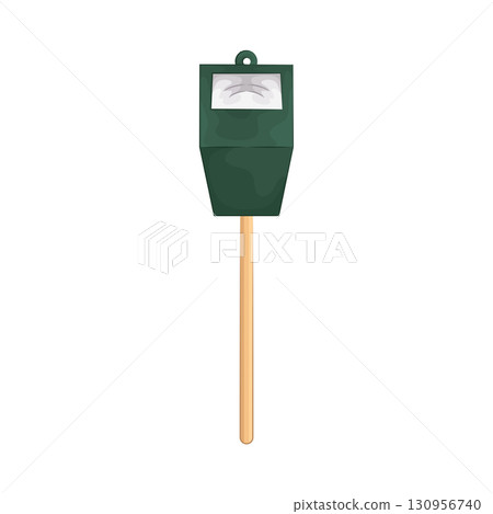 Illustration of Soil Moisture Meter Illustration of Soil Moisture Meter 130956740