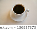 Coffee on a white background 130957373
