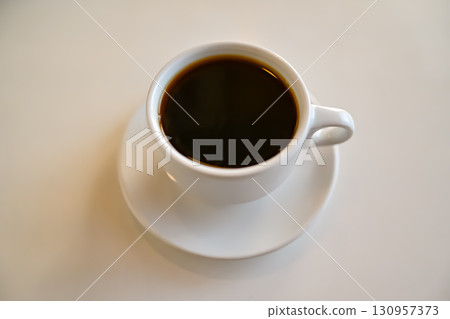 Coffee on a white background 130957373