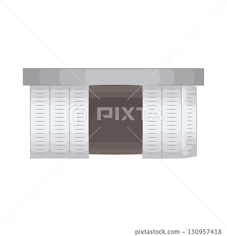 Illustration of garage Illustration of garage 130957418