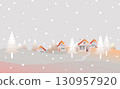 Snow scenery 130957920