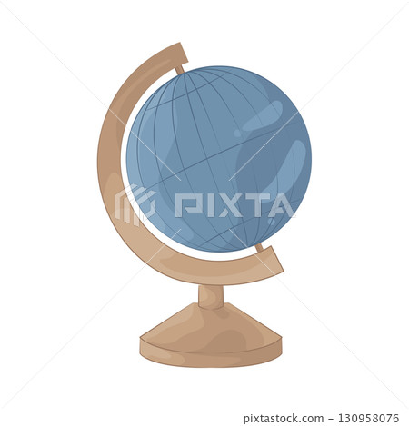 Illustration of old globe Illustration of old globe 130958076
