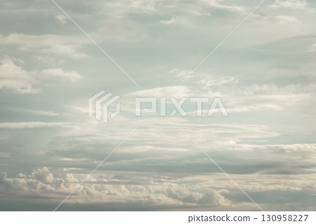 Colorful dramatic sky with cloud at sunset. Colorful dramatic sky with cloud at sunset. 130958227