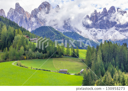 St. Magdalena Santa Maddalena Dolomites, Italy 130958273