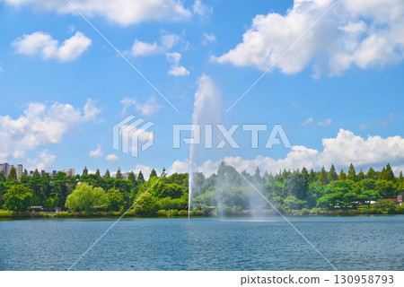 Fountain at Ilsan Lake Park [Korea/Goyang City] 130958793