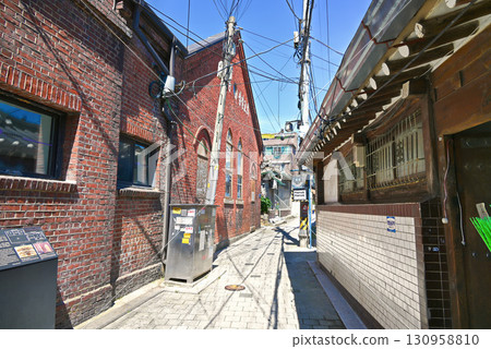Scenery from the back alleys of Sejong Village Food and Culture Street [Seoul, South Korea] 130958810