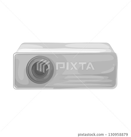 Illustration of projector 130958879
