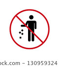 Trash and Recycling Bin Icons Set Waste Disposal, Garbage, and Ecology Symbols. Vector Illustration 130959324