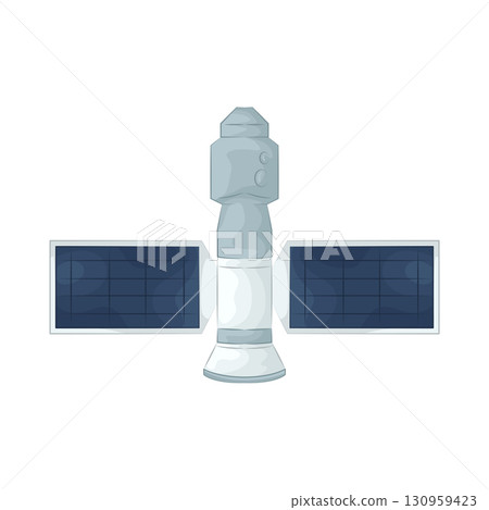 Illustration of space satellite 130959423