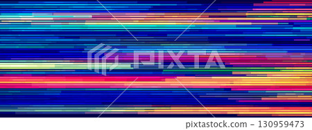 Glitch pixel background with cyberpunk screen effects and digital static patterns. Abstract blue noise textures and vaporwave glow for gamer art. Data crash symbols or electronic gradient overlays. 130959473