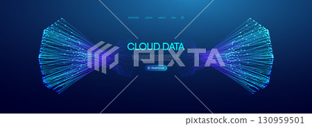 Background with data and abstract AI visuals powered by quantum technology. Big artificial science meets server intelligence in a digital network. Futuristic vector concept. Background with data and abstract AI visuals powered by quantum technology. Big artificial science meets server intelligence in a digital network. Futuristic vector concept. 130959501