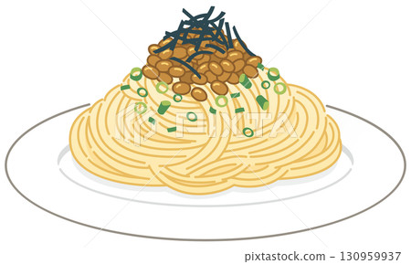 日式納豆義麵（無叉） 130959937