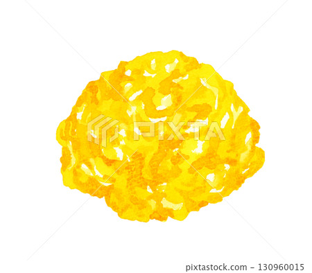 Scrambled eggs - Hand-drawn watercolor illustration of egg dishes Scrambled eggs - Hand-drawn watercolor illustration of egg dishes 130960015