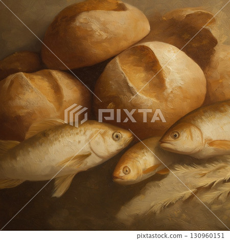 Provision: Loaves, Fishes, and Wheat Stalks 130960151