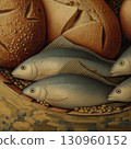 Abundance: Fish, Bread, and Wheat 130960152