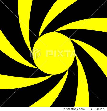 James rifled gun barrel grooves. Abstract horizontal background inside a gun barrel vector pattern, rifled channels. 130960454