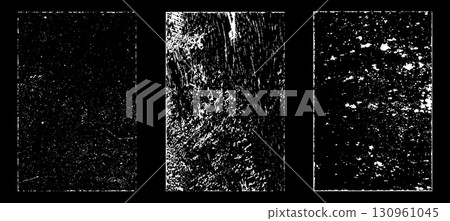 Black and white grunge. Distress overlay texture. Abstract surface dust and rough dirty wall background concept. Distress illustration simply place over object to create grunge effect. Vector EPS10. 130961045