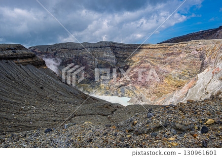 [#Kumamoto] Mount Aso crater 130961601