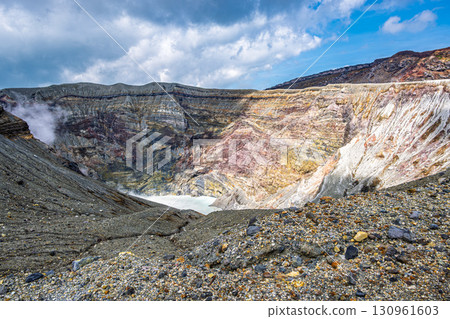 [#Kumamoto] Mount Aso crater 130961603