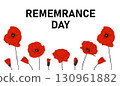 Remembrance Day banner.  130961882