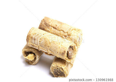 cookie isolated on white background. Sweet biscuits. cookie isolated on white background. Sweet biscuits. 130961988