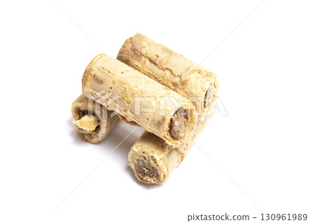 cookie isolated on white background. Sweet biscuits. cookie isolated on white background. Sweet biscuits. 130961989