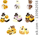 An illustration set of sweets perfect for Halloween. 130962058