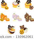An illustration set of sweets perfect for Halloween. 130962061