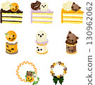 An illustration set of sweets perfect for Halloween. 130962062