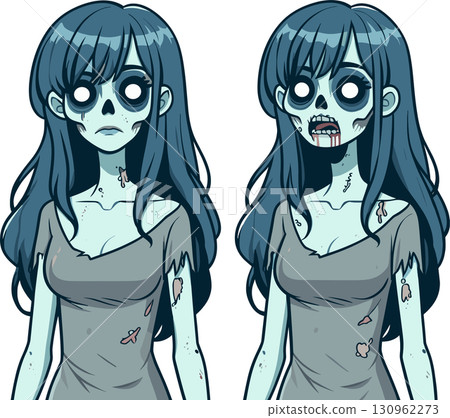 女殭屍的插圖 130962273