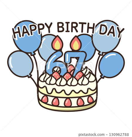 birthday cake	 130962788