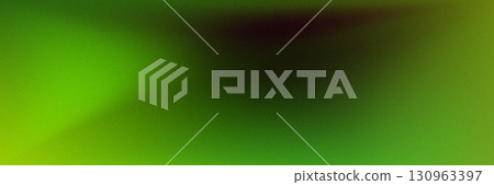 Vibrant Green Gradient Abstract Background with Dark Blurry Shadows and Subtle Grainy Texture Effect 130963397