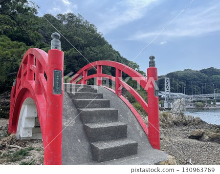 豬鼻湖神社，位於濱名湖與豬鼻湖之間 130963769