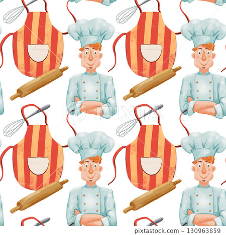 kitchen theme seamless pattern for your design kitchen theme seamless pattern for your design 130963859