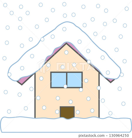 自然災害（大雪） 130964250